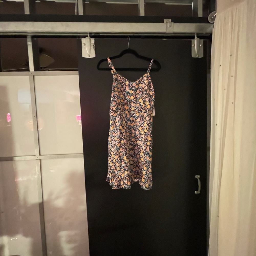 Floral dress country cowgirl ruffles fall